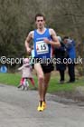 Ieuan Thomas (Cardiff) with the fastest equal time on the 1st leg of the National 12 Stage Relay, National 12 and 6 Stage Relays, Sutton Park, Birmingham. Photo: David T. Hewitson/Sports for All Pics